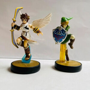 Nintendo Super Mario Smash Bros Amiibo Pit Series Figure Master Sword Ocarina